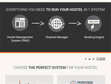 Tablet Screenshot of hostelsystem.com